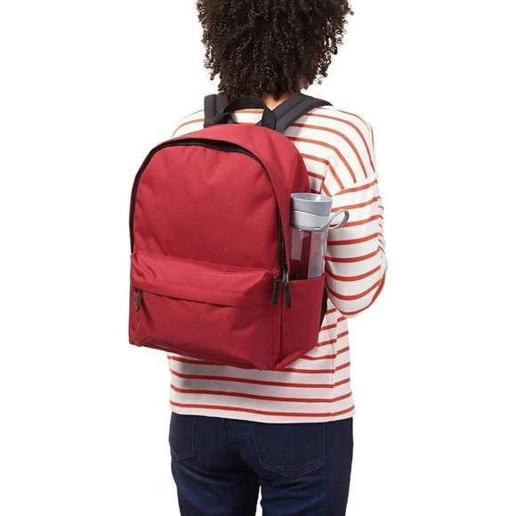 Amazon Basics  Classic School Backpack - Red - Picture 8 of 12